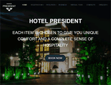 Tablet Screenshot of hotelprezident.md